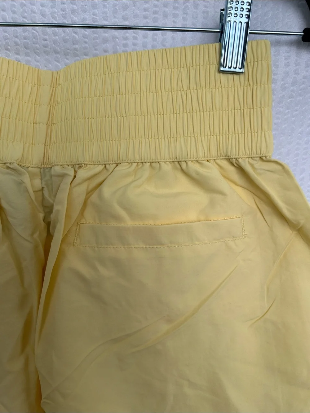 NWOT COLLUSION ASOS Yellow High-Waisted Athletic Shorts US6/S